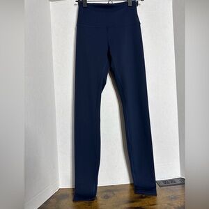 Lululemon Leggings Wunder Train HR Tight 28” True Navy Size 4 New with no tags